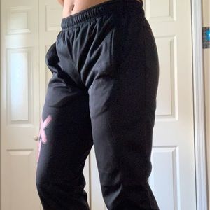 black sweats with “xtreme” on the side